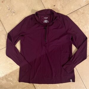 Torrid Deep Burgundy Half-Zip Top